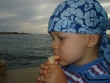 dovolenka s deťmi Novalja - ranné prechádzky s deťmi pri pláži