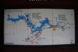 Mapa Plitvické jazerá - Na plitviciach boli pekne označené chodníky a jednotlivé trasy. Na vstupenke bola mapka a aj počas turistiky boli poruke mapy plitvických jazier